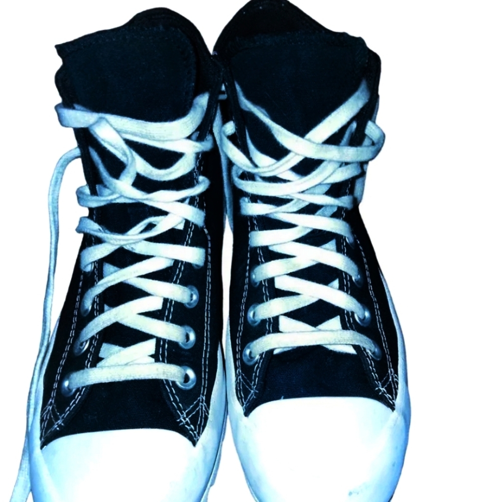 Women's Converse Chuck Taylors Hi Platform-size 9 - Picture 2 of 5